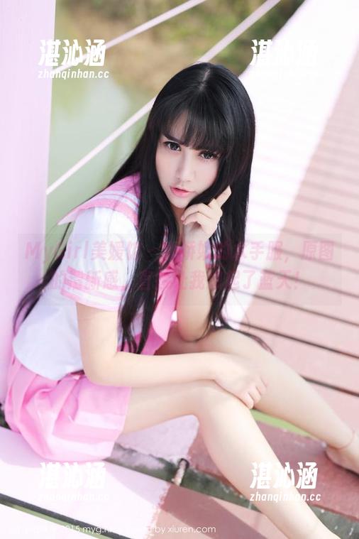 MyGirl美媛馆-潘娇娇 MyGirl美媛馆 - 潘娇娇的水手服,原图的清新感,直接让我想起了蓝天!